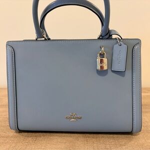 Coach Light Blue Satchel